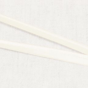 Satin Filetto sbieco [10 mm] – bianco lana, 