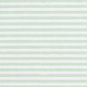 tessuto in cotone cretonne Strisce casual – menta chiaro/bianco,  thumbnail number 1