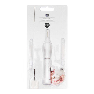Set 3 pezzi, tecnica punch needle [13 cm], 
