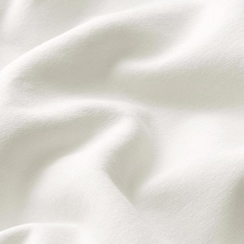 felpa di cotone leggera tinta unita – bianco lana,  image number 4