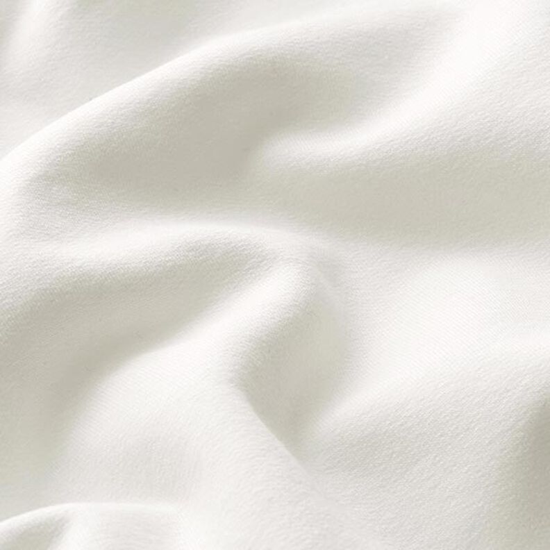 felpa di cotone leggera tinta unita – bianco lana, image number 4
