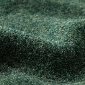 loden follato in lana mélange – verde scuro, 