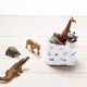popeline di cotone sott’acqua – bianco/blu acciaio,  thumbnail number 7