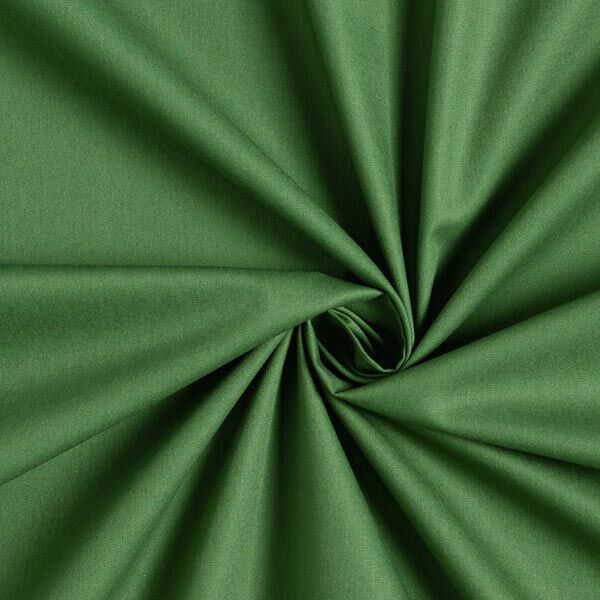 popeline di cotone tinta unita – verde scuro,  image number 1