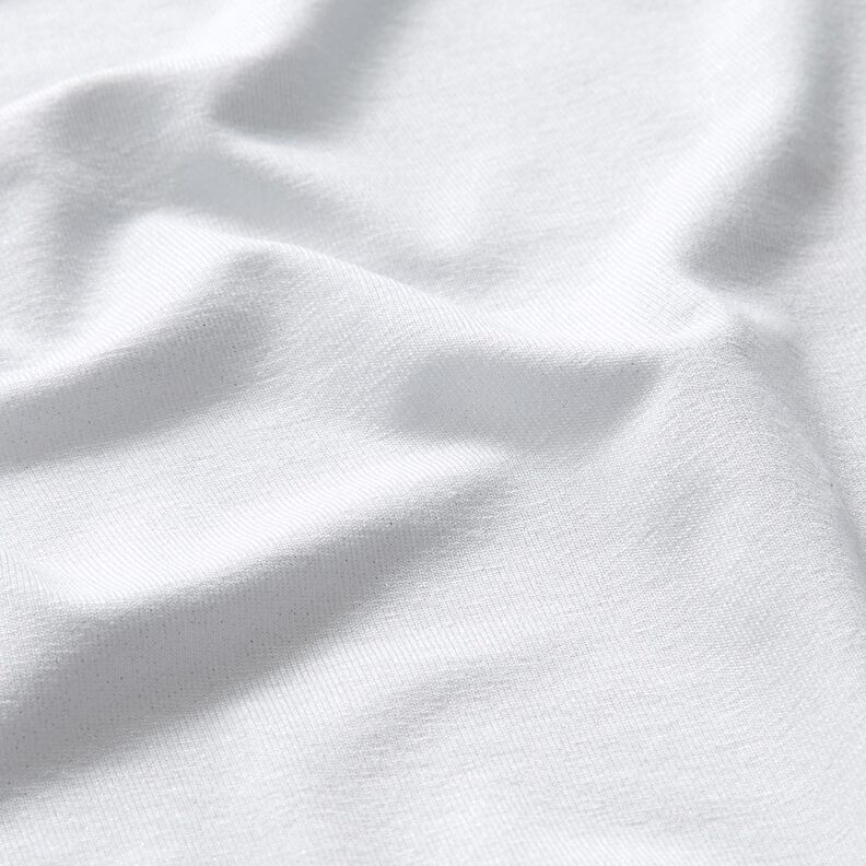 jersey di viscosa Glitter – bianco,  image number 2