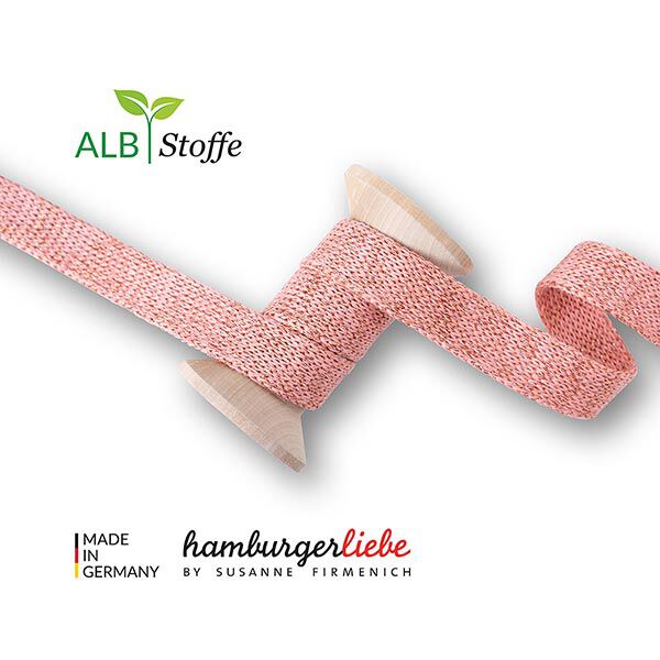 cordoncino bio per felpe Cord Me [ 20 mm  ] | Albstoffe  – rosa anticato,  image number 2