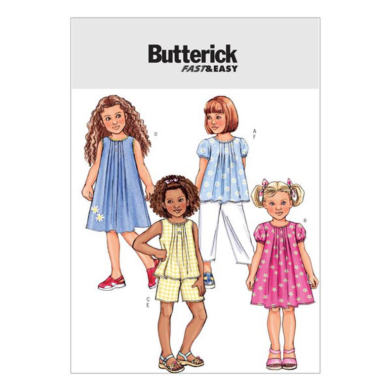 abito per bambini, Butterick 4176|92 - 104,  image number 1