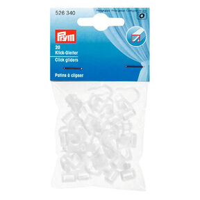 Scorrevoli a clic, 20 pezzi – bianco | Prym, 