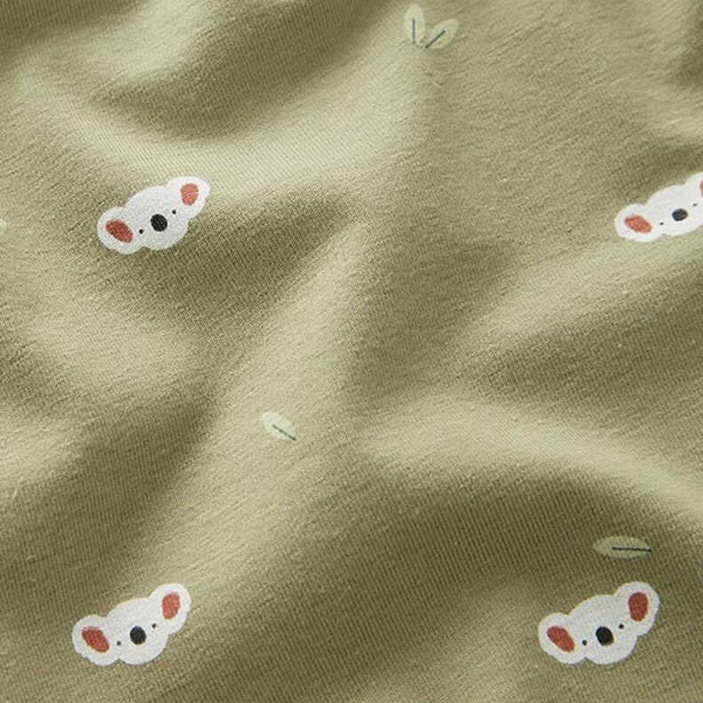 jersey di cotone teste di koala – pistacchio,  image number 2
