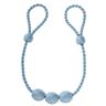 Fermatenda con palline decorative, regolabile in lunghezza – azzurro | Gerster,  thumbnail number 1
