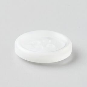 Bottone tondo a 4 fori [Ø 15 mm] – bianco, 