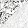 misto lino viscosa Piante tropicali – bianco lana/nero,  thumbnail number 4