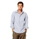 popeline di cotone righe, tinto in filo – colore blu jeans/bianco,  thumbnail number 7
