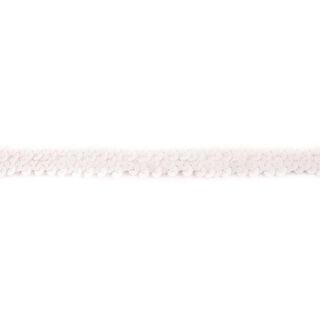 Bordino con paillette elastico [20 mm] – avorio, 