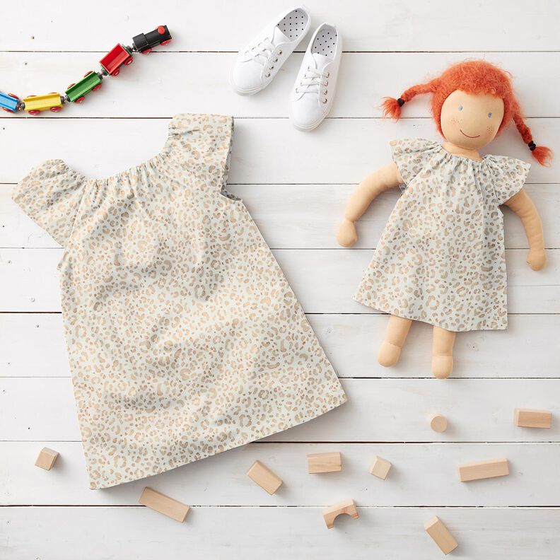 jersey a coste Delicato Leone stampa digitale &ndash; bianco,  image number 6