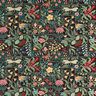 tessuto arredo gobelin Piastrelle floreali – nero,  thumbnail number 1