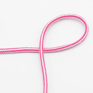 Cordoncino in cotone in 2 colori [Ø 8 mm] – rosa fucsia acceso, 