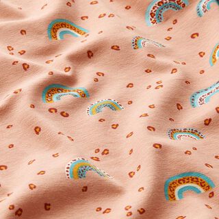 jersey di cotone Leone arcobaleno – albicocca, 