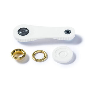 Occhielli e rondelle [Ø 11 mm] | Prym – oro effetto metallizzato, 