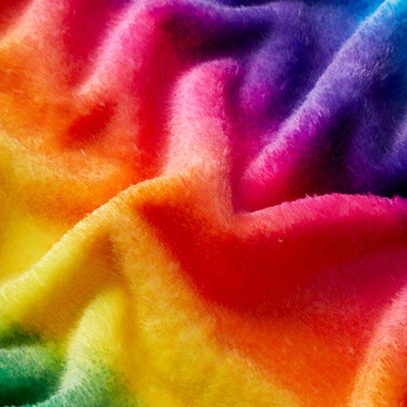 pelliccia sintetica, arcobaleno colorato,  image number 2