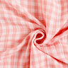mussolina / tessuto doppio increspato Vichy a quadri tinto in filo – rosa anticato/bianco,  thumbnail number 5