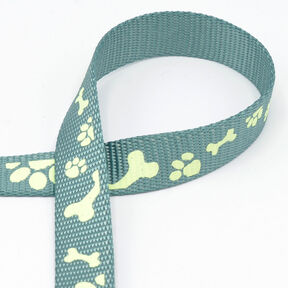 Nastro riflettente Guinzaglio per cani [20 mm] – verde salvia, 