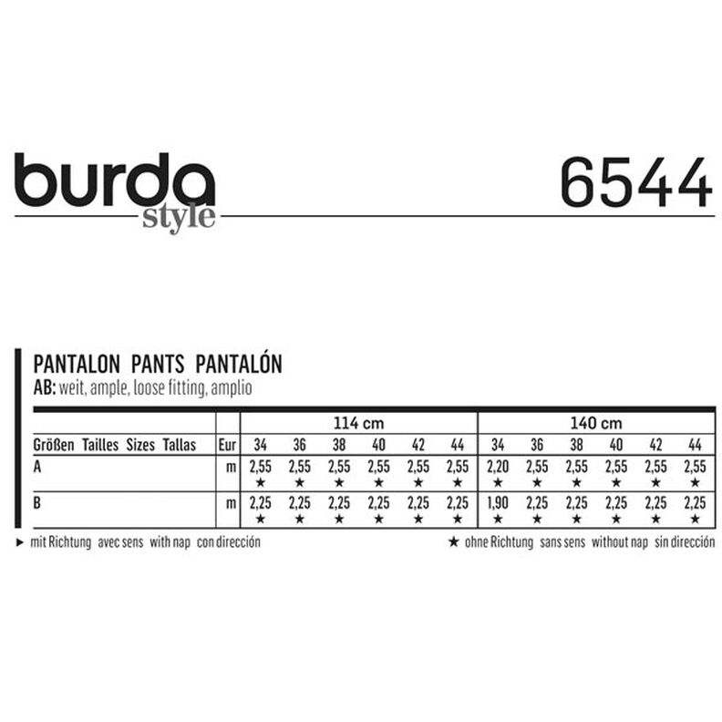 pantalone, Burda 6544,  image number 5