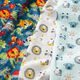 popeline di cotone animali in festa – azzurro,  thumbnail number 5