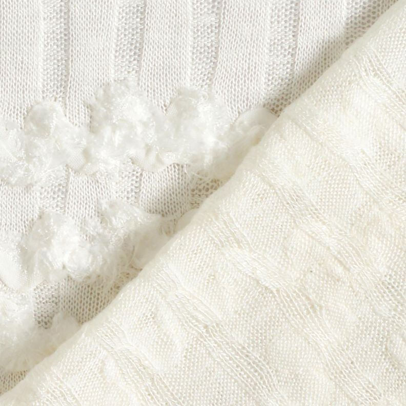 maglia a coste Effetto paisley – avorio,  image number 4