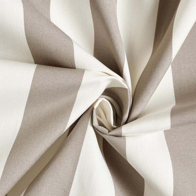 tessuti da esterni tessuti canvas Rigato – grigio seta/avorio,  image number 3