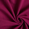 mussolina / tessuto doppio increspato – rosso Bordeaux,  thumbnail number 1