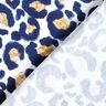 jersey di cotone Leopardo con macchie dorate | Glitzerpüppi – bianco/indaco,  thumbnail number 4