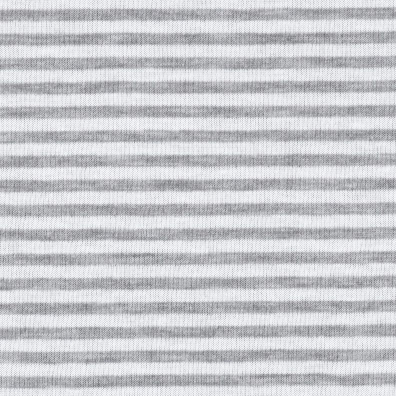 Jersey double face a righe in tinta unita – bianco/grigio,  image number 1