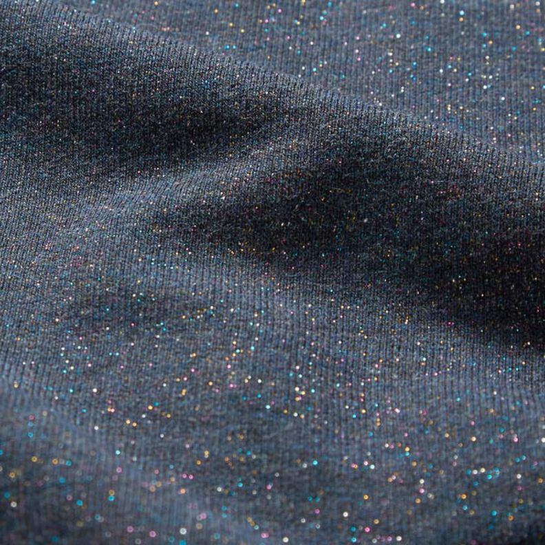 Felpa glitter – blu marino,  image number 4