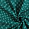 popeline di cotone Mini pois Polka – abete blu/bianco,  thumbnail number 3