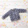 felpa estiva Grandi fiori | Poppy Fabrics – colore blu jeans,  thumbnail number 5