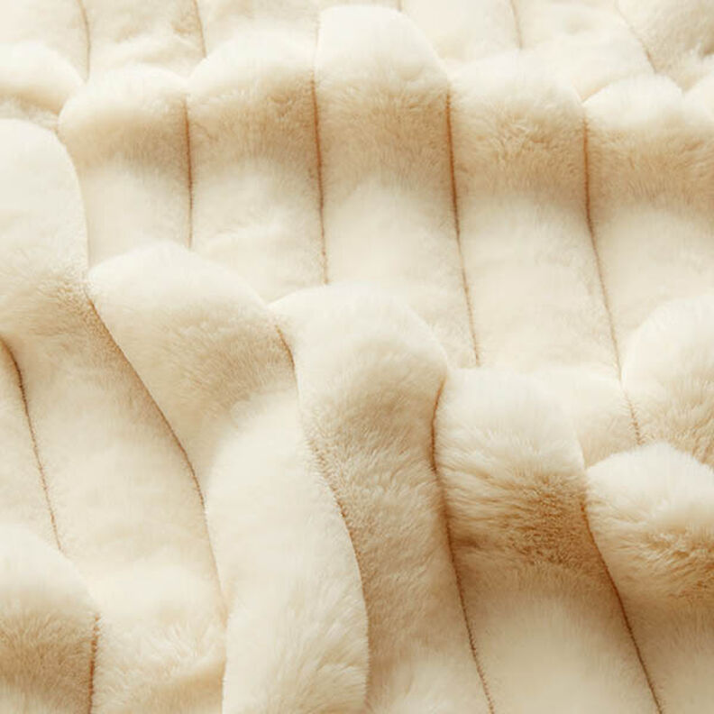 tessuto da tappezzeria soffice tessuto a coste – bianco lana,  image number 3