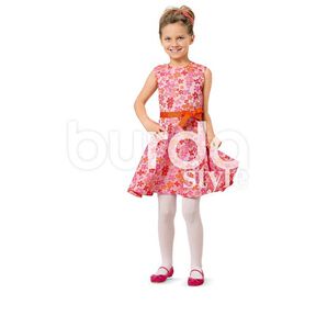 abito bambina, Burda 9379, 