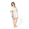 tessuto in cotone effetto lino – bianco lana,  thumbnail number 5