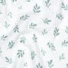 mussolina / tessuto doppio increspato Rami | Poppy Fabrics – bianco/canna palustre,  thumbnail number 2