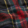Tessuto per cappotto in misto lana vergine tartan – nero/rosso,  thumbnail number 2