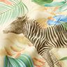 tessuto arredo mezzo panama animali della giungla – beige/verde,  thumbnail number 2