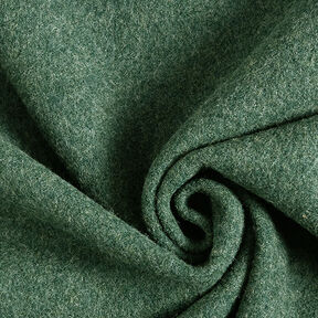 loden follato in lana mélange – verde scuro, 