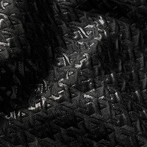 cloqué Pied de poule glitterato – nero, 