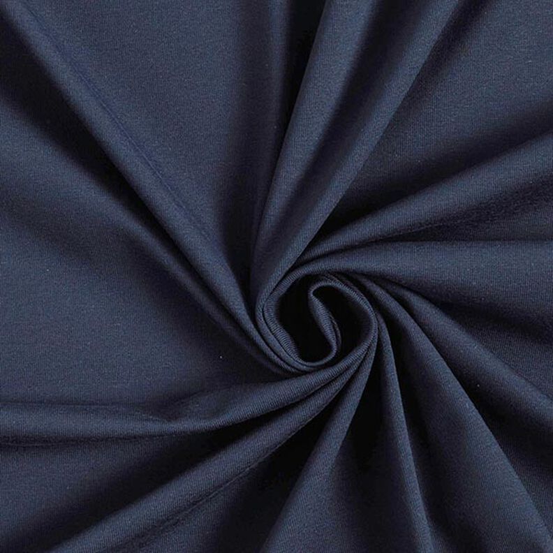 jersey di cotone medio tinta unita – blu notte,  image number 1