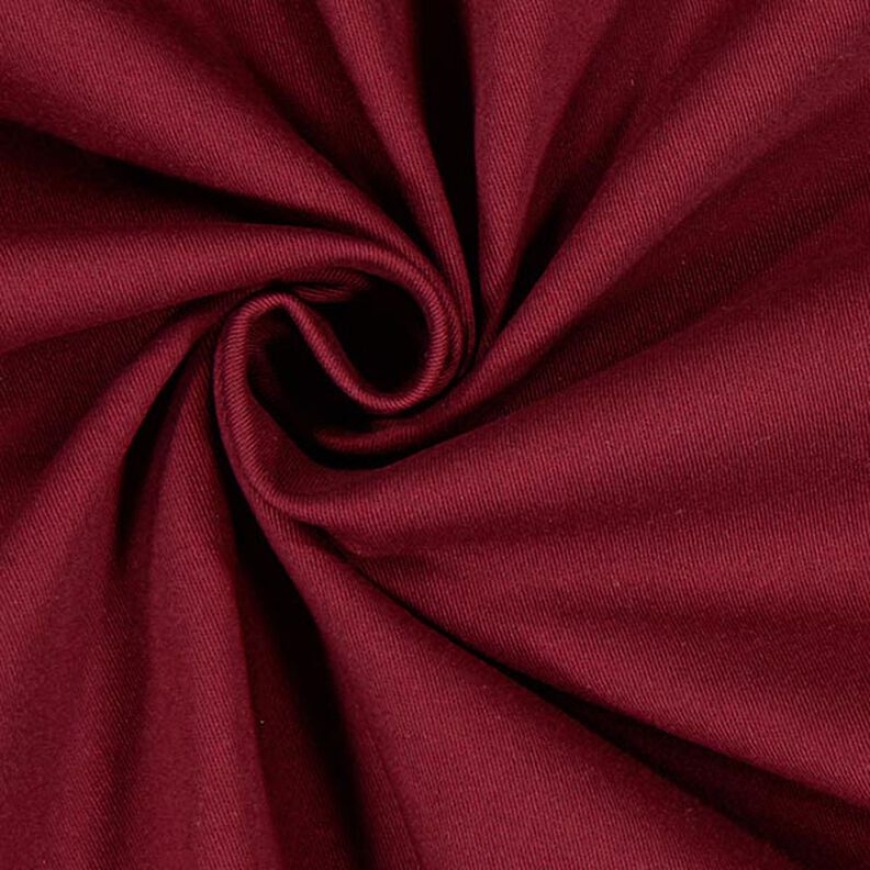 Spigato in cotone stretch – rosso Bordeaux,  image number 2