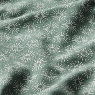 jersey di cotone, brillano i fiori – canna palustre, 