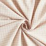 <h2>Seersucker a Quadretti Piccoli, Beige &ndash; Anemone/Bianco &ndash; con Struttura Caratteristica e Motivo,  thumbnail number 3