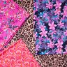 tessuto per costumi da bagno Stampa leopardata – rame/nero,  thumbnail number 5