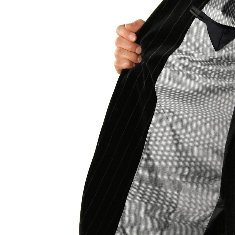 tessuto per fodere Jacquard Mini diamanti – grigio,  image number 4